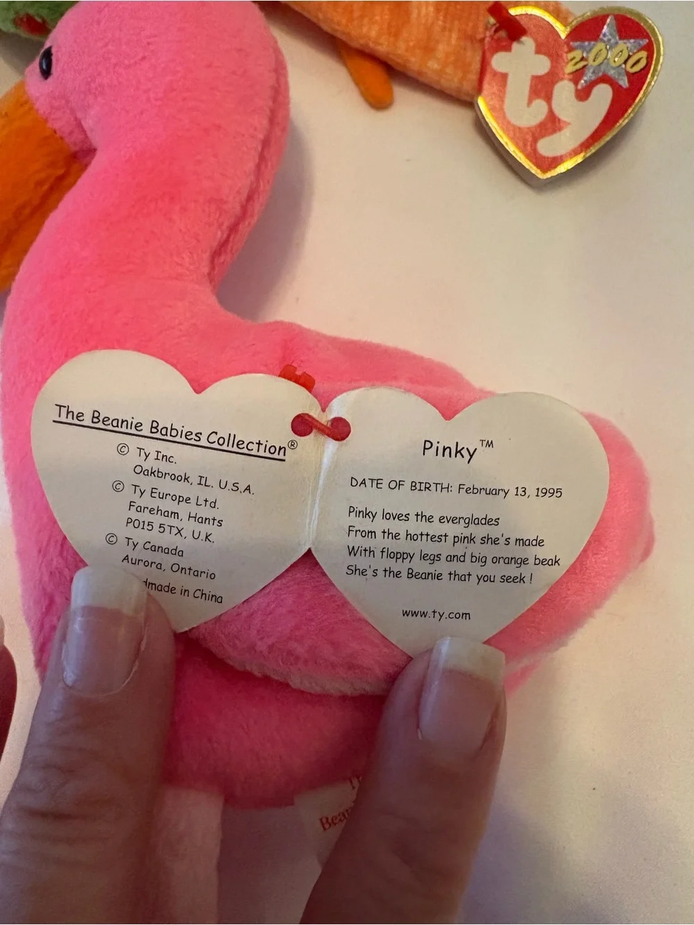 TY Beanie Babies Lot of 8 Vintage 1990s 2000 Plush w/ Tags